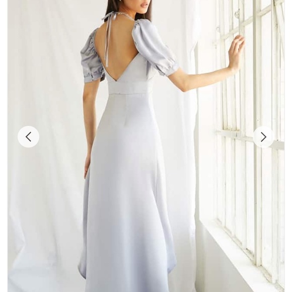 Beautiful button down Satin Dress 💖😍 - Picture 3 of 5